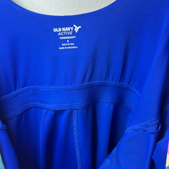 Old Navy Active Womens PowerSoft Square-Neck Athletic Dress Geometric Size Small - Picture 14 of 15
